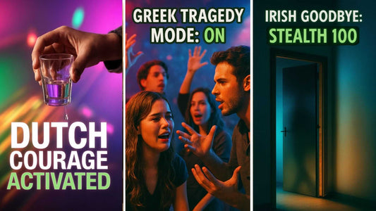 Party Chronology: Dutch Courage, Greek Tragedy and Irish Goodbye (French Exit) – A Witty, Cultural Guide to Your Next Bash
